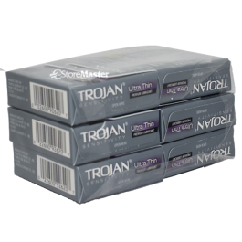 TROJAN 6/3ct ULTRA THIN GREY