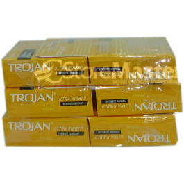 TROJAN 6/3ct ULTRA RIB LUB