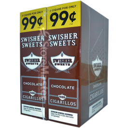 SWISHER SWEET CIG 2/99 CHOCOLATE