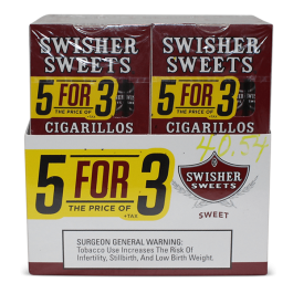 SWISHER SWEET CIG 5FOR3 SWEET