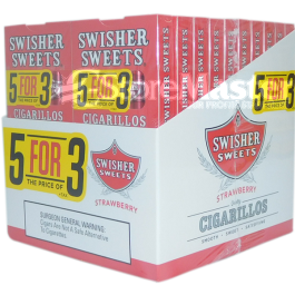 SWISHER SWEET CIG 10/5PK STRAW