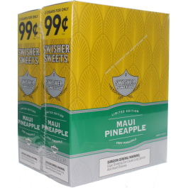 SWISHER SWEET CIG 2/99 MAUI PINEAPPLE