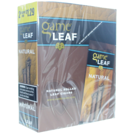 GAME CIG LEAF 2/1.29 COGNAC