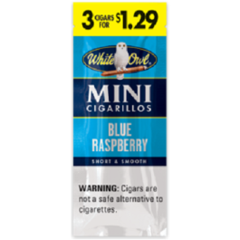 WHITE OWL CIG MINI 3/1.29 BLUE RASBERRY