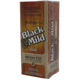 BLACK & MILD CIG 25ct JAZZ WOODTIP
