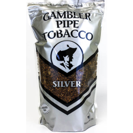 GAMBLER PIPE TOB 16oz SILVER