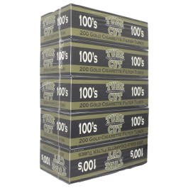 TUBE CUT TUBE 5PK 100 GOLD
