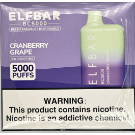 ELFBAR CRANBERRY GRAPE BC 5000/DP