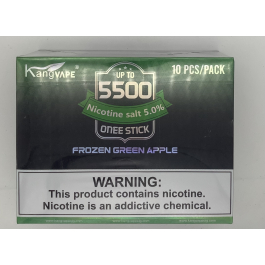 KANGVAPE 5500 FROZEN GREEN APPLE 10CT
