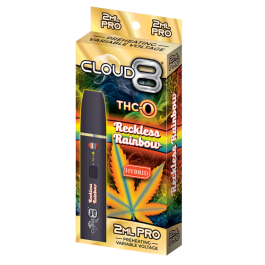 CLOUD 8 2ML PRO DD THC O RECKLESS RAINBOW 1CT