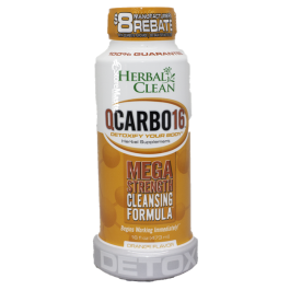 QCARBO 16oz HERBAL DETOX ORANGE