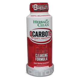 QCARBO 16oz HERBAL DETOX TROPICAL