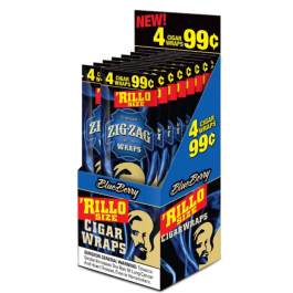 ZIG ZAG 'RILLO WRAPS 4/99C BLUEBERRY