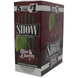 SHOW CIG 5/1.00 BLACK CHERRY