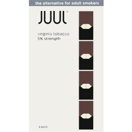 JUUL VIRGINIA TOBACCO 5% CATRID. 1ct