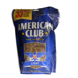 AMERICAN CLUB PIPE TOB 6oz BLUE