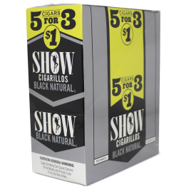 SHOW CIG 5/1.00 BLACK NATURAL