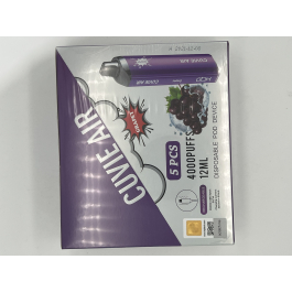 HQD AIR 5% GRAPEY 5PK/4000PUFF