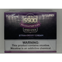 KANGVAPE 5500 STRAW CREAM 10CT