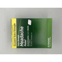 GENERIC EXCEDRIN EXTRA STRENGTH HEADACHE RELIEF 