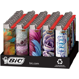 BIC LIGHTER 50ct BOHEMIAH