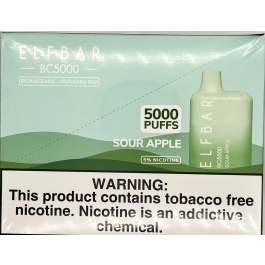 ELFBAR SOUR APPLE BC 5000/DP 