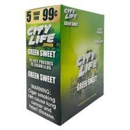 CITY LIFE CIG 5/.99 GREEN SWEET