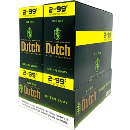 DUTCH MASTER CIG 2/99 GREEN ENVY LTD ED