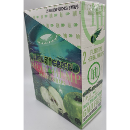 HIGH HEMP ORGANIC WRAP AREA 51 GREEN