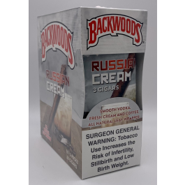 BACKWOODS CIG 3PK RUSSIAN CREAM