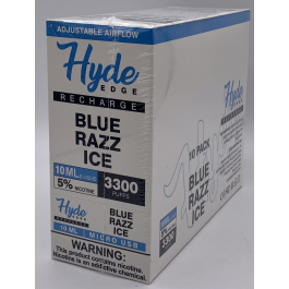 HYDE RECHARGE EDGE BLUE RAZZ ICE 10CT/3300PUFF
