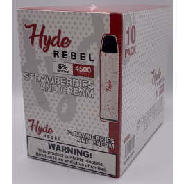 HYDE REBEL STRAW-CREAM 10CT/4500PUFF