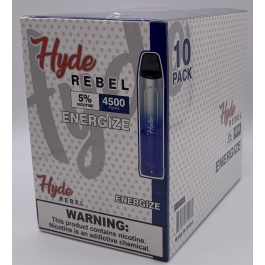 HYDE REBEL ENERGIZE 10CT/4500PUFF