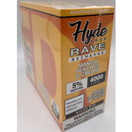 HYDE RAVE 4000PUFF MANGO PEACHES & CREAM 
