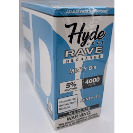 HYDE RAVE 4000PUFF MINTY O'S 