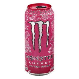 MONSTER CAN 16oz ULTRA ROSA 24ct