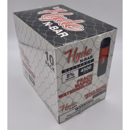 HYDE N-BAR PEACH MANGO WM 10CT/4500PUFF