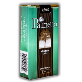 PALMETTO MENTHOL GOLD 100 BOX 