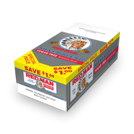 REDMAN CHEW TOB 3oz SILVER BLEND $1.00OFF