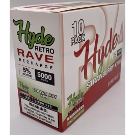 HYDE RAVE RETRO (RECHARGE) 5000PUFF STRAWBERRY KIWI