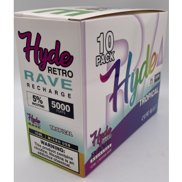 HYDE RAVE RETRO (RECHARGE) 5000PUFF TROPICAL 