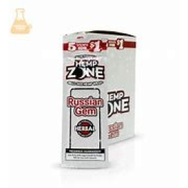 HEMP ZONE WRAPS 15/5PK RUSSIAN GEM