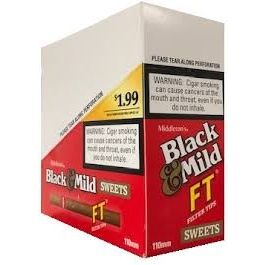 BLACK & MILD CIG 5PK/1.99 FT SWEET