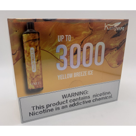 KANG VAPE 3000PUFF YELLOW BREEZE ICE 10ct