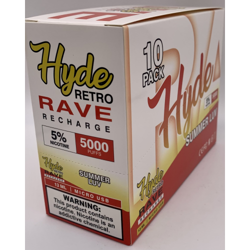 HYDE RAVE RETRO (RECHARGE) 5000PUFF SUMMER LUV 