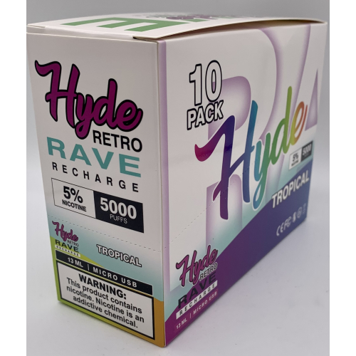 HYDE RAVE RETRO (RECHARGE) 5000PUFF TROPICAL 
