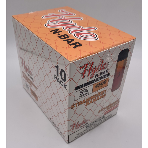 HYDE N-BAR STRAWBERRY BANANA 10CT/4500PUFF