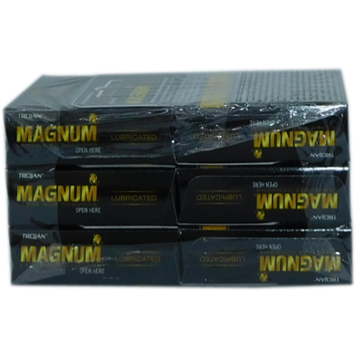 TROJAN 6/3ct MAGNUM LUB