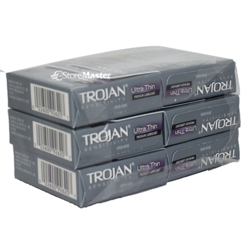 TROJAN 6/3ct ULTRA THIN GREY