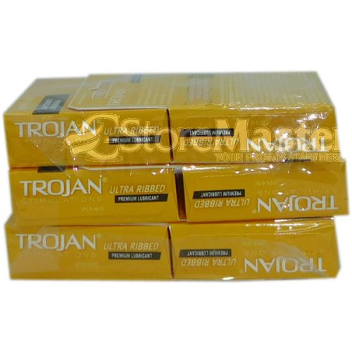 TROJAN 6/3ct ULTRA RIB LUB
